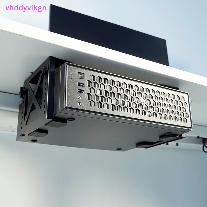 VHDD ปรับใต้โต๊ะป้องกันผู้ถือขาตั้งคอมพิวเตอร์สําหรับเดสก์ท็อป PC NAS CPU Home Server สําหรับ Home Office TH