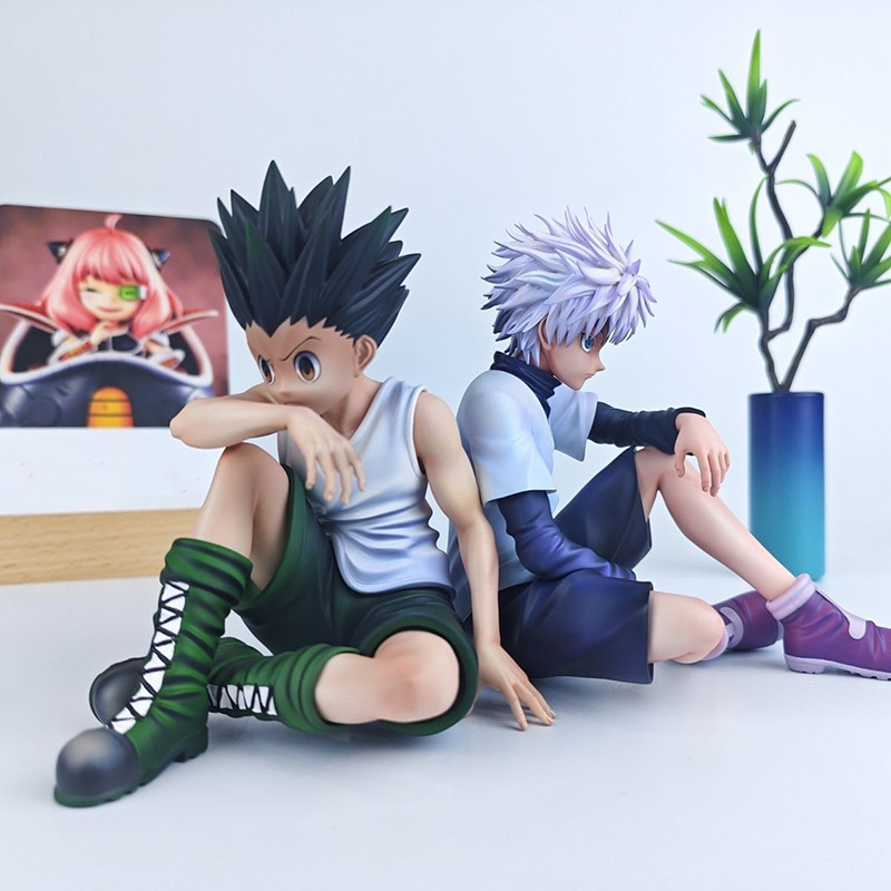 Hunterhunter Gon Killua Action Figure Noodle Stopper ของเล่นตกแต่ง GON·FREECSS Killua Zoldyck รูปเคร