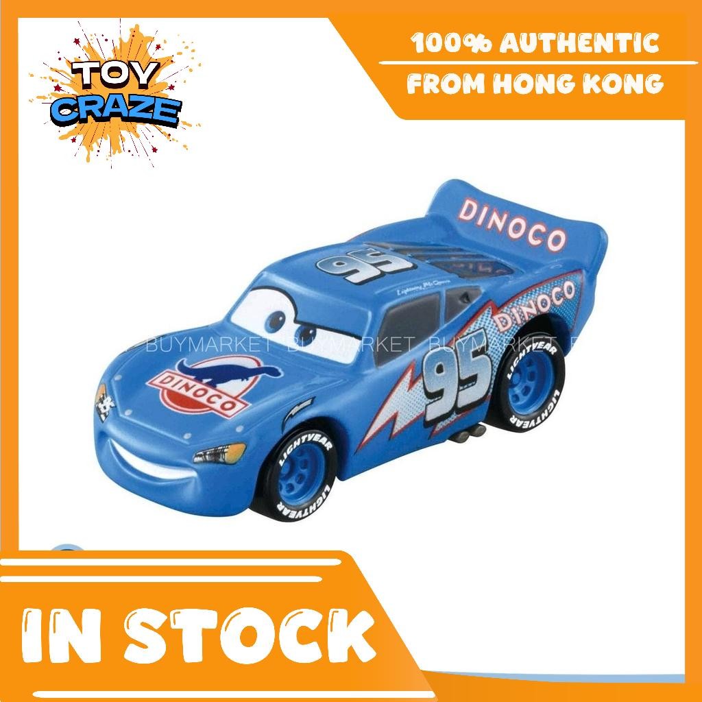 [ของแท้] Takara Tomy Dis Ney Tomica - Pixar Cars C -02 Lightning MC Queen (ประเภท Dinoco)