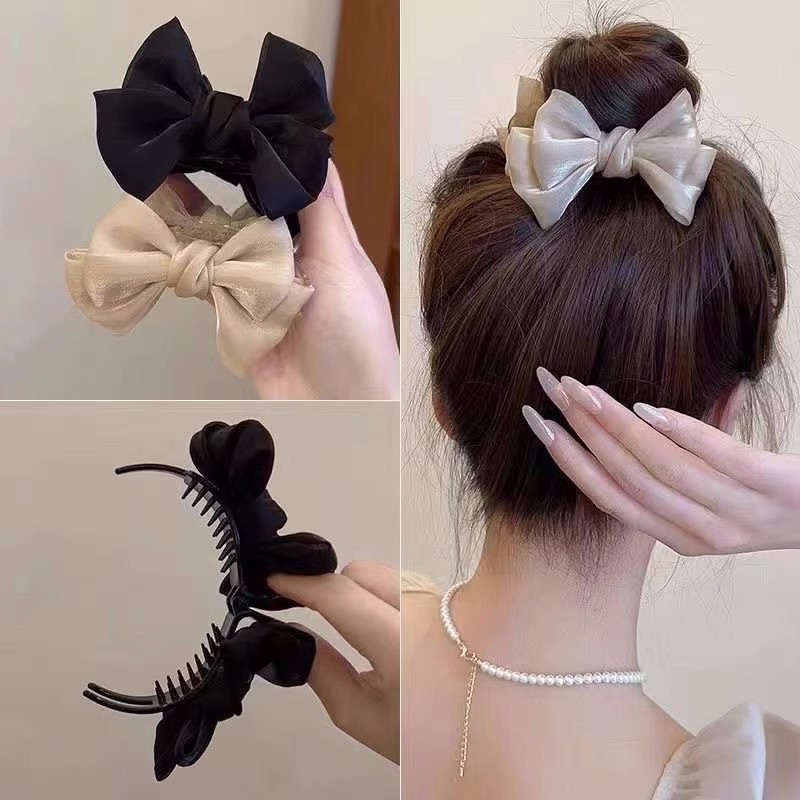 Influencer Back Head Shark Clip กิ๊บติดผม Handy Tool Headdress หญิง