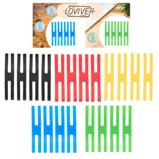 LOVIVER 4ชิ้นซิลิโคนยางรัด ชม. วงสําหรับกล่องเกมกิจกรรมกลางแ…