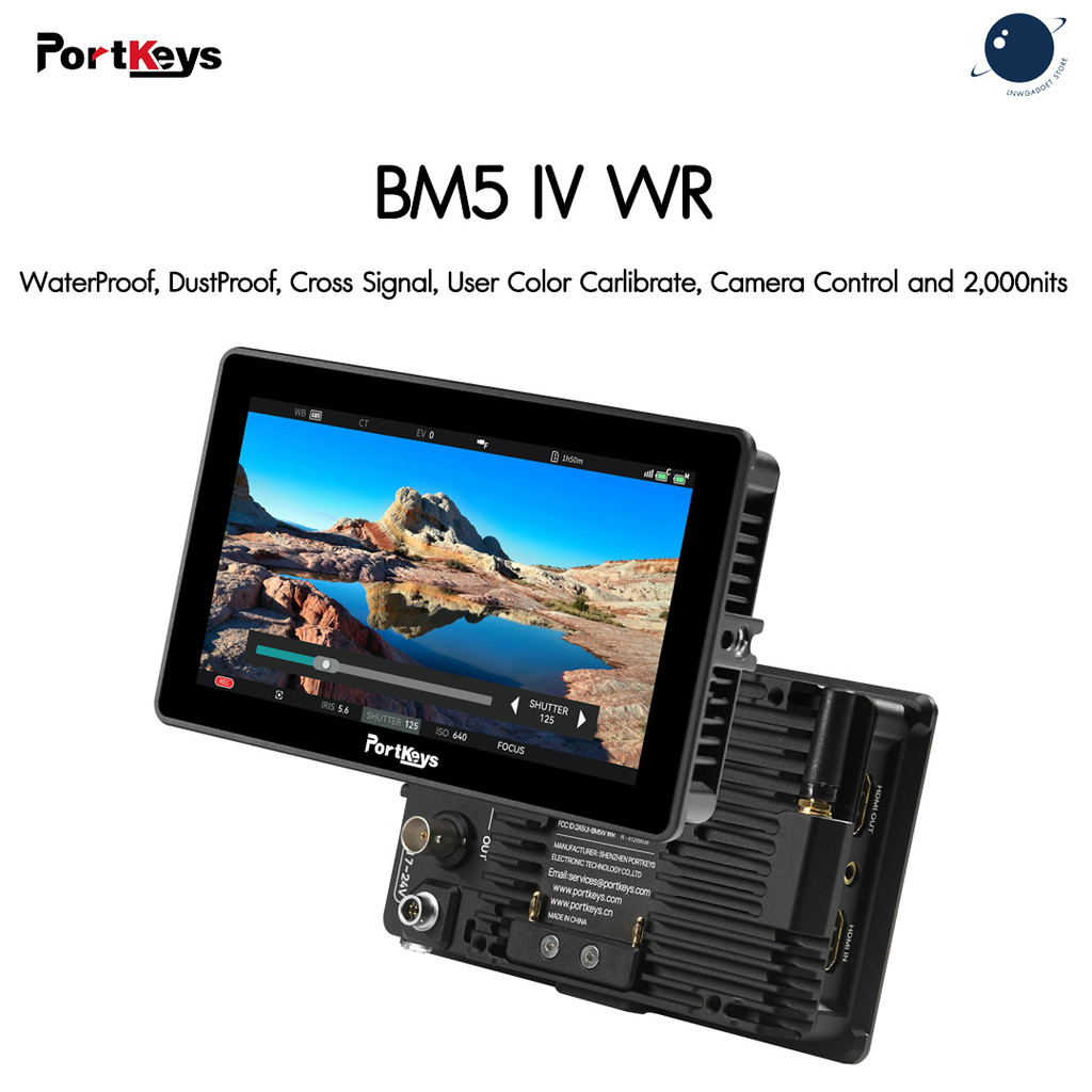 BM5 IV WR 5.5" HDMI/SDI, WaterProof , DustProof, Color Calibration Support, Camera Control 2,000nits