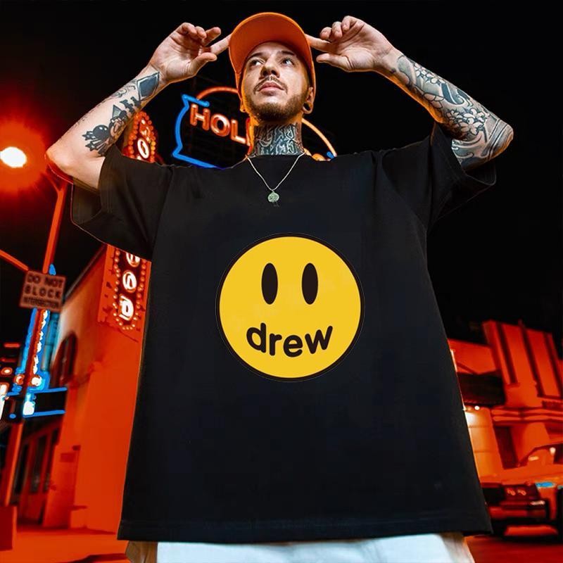 พร้อมสต็อกเกาหลีญี่ปุ่น HipHop Premium 200GSM เสื้อยืดลําลองเสื้อคู่ผู้ชายและผู้หญิง