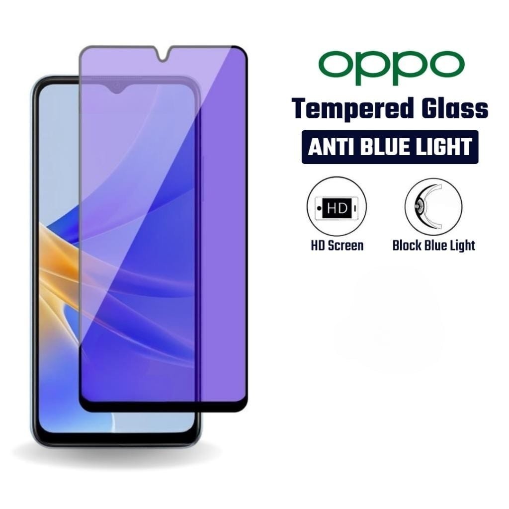 ป้องกันแสงสีฟ้า Oppo A7 A7x A7n A7x Pro A8 A9 A9x A11 A11x A1k A11k A3s A5s กระจกนิรภัย