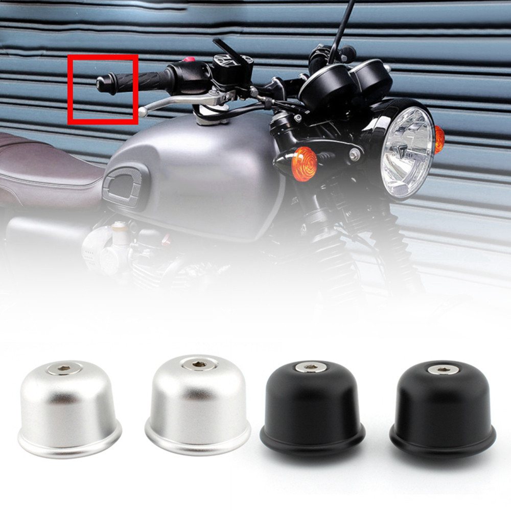 สําหรับ TRIUMPH Bonneville T120 T100 Street Twin อุปกรณ์มอเตอร์ไซค์ Handlebar Grips Handle Bar Cap Ends Plug Balance Slider