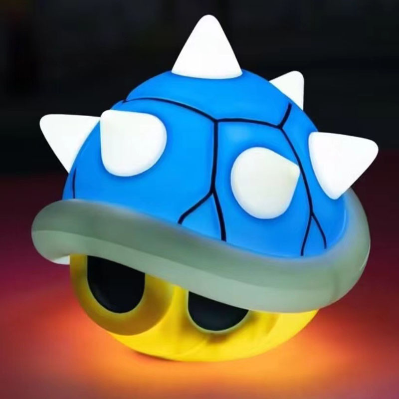 ใหม่ Mario Star Night โคมไฟ LED เสียง Koopa Troopa เต่าคําถาม Mark Soft Light USB ชาร์จโคมไฟตั้งโต๊ะรูปปั้นตกแต่งของขวัญ