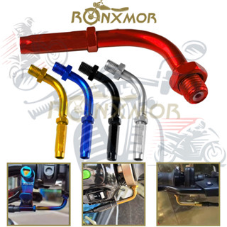 RONXMOR 1PC รถจักรยานยนต์ 90 องศาอลูมิเนียมปรับสายคันเร่งสกร…