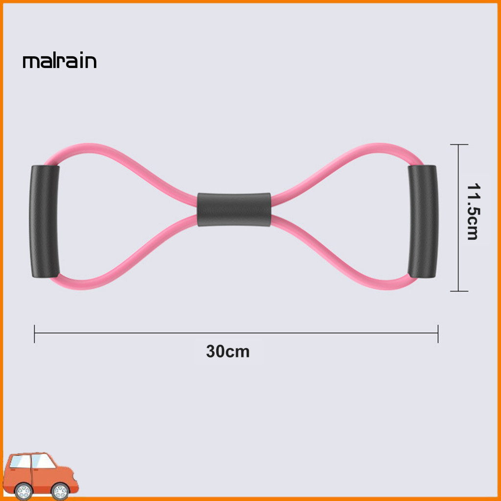 [Ma] วงโยคะ Ergonomic ง่ายต่อการพกพา TPR กลับไหล่คอยืดความต้านทานห่วงสําหรับบ้าน