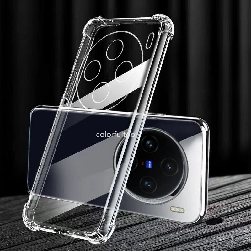 สําหรับVivo X200 Ultra X200Ultra X200 Pro Mini X200s X200Pro VivoX200 5Gโปร่งใสถุงลมนิรภัยClear Case Soft TPUซิลิโคนปลอกกล้องป้องกันกันชนกันกระแทกปกหลัง