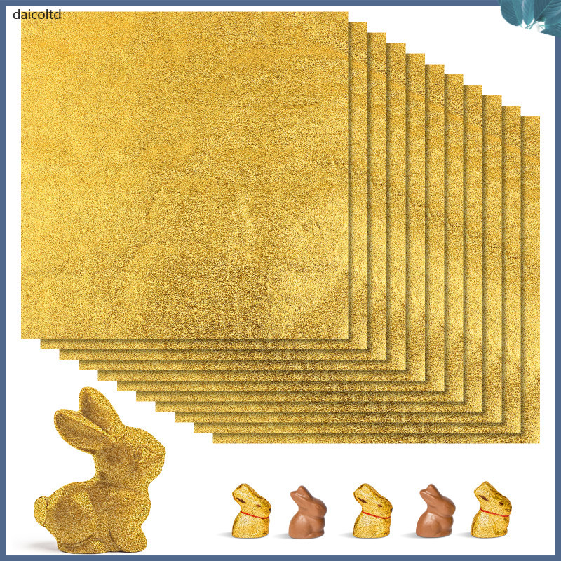 Candy Wrappers สําหรับคาราเมล Bonbon Golden Tinfoil Chocolate อลูมิเนียมอลูมิเนียมหวาน daicoltd