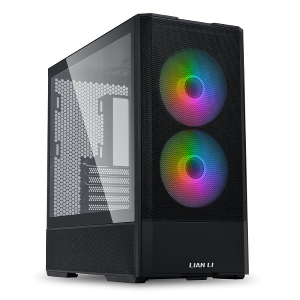 LIAN LI  LANCOOL 207 Black With 2x140mm ARGB FAN ATX Mid-Tower Case