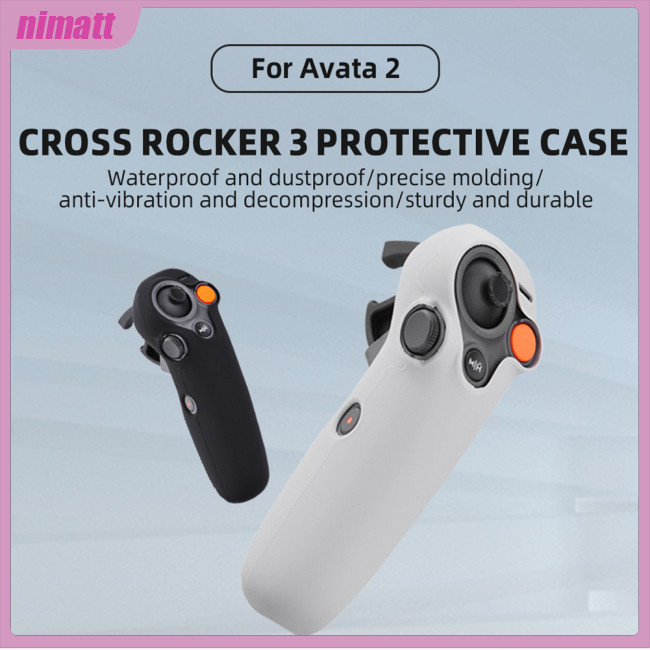 Ni ปลอกซิลิโคน Drone Controller Anti Collision ฝาครอบป้องกันสําหรับ DJI AVATA 2 Drone Remote Rocker