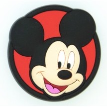 1pcsMickey Minnie 50 PVC Disney Series Jibbits สําหรับ crosc Charms อุปกรณ์เสริมสําหรับผู้หญิง