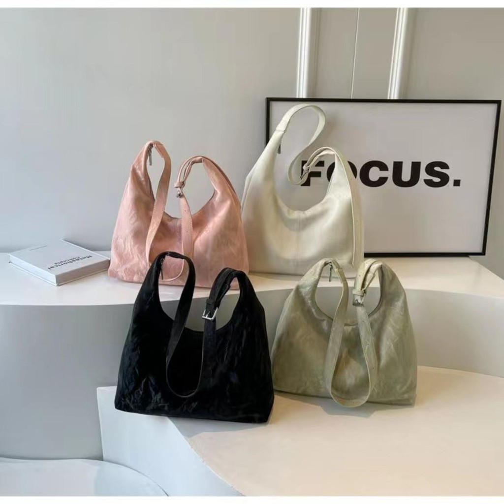 【พร้อมส่ง】miss bag fashion1 กระเป๋าสะพายข้าง กระเป๋าถือ สะพายไหล่ กระเป๋าหนัง แฟชั่นสไตล์เกาหลี
