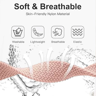 สายไนล่อน for Smartwatch Redmi Watch 3 Active สายรัดยางยืด for Xiaomi Mi Watch 3 Lite