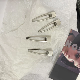 COD-ในไทย💖Ins Style Hair Clip กลวงออกกิ๊บสีทึบ คลิปปากเป็ดที่ละเอียดอ่อน-Kri