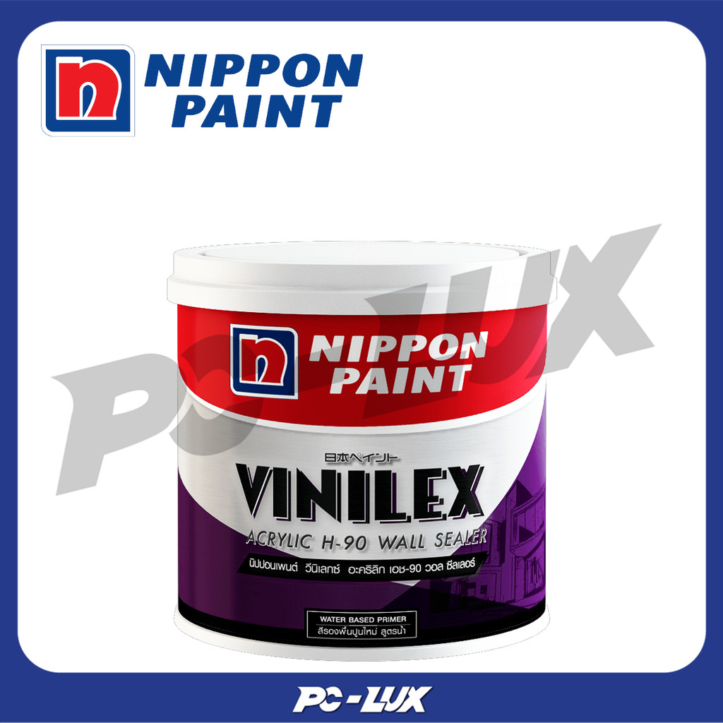 NIPPON PAINT  สีรองพื้นปูนใหม่ รุ่น VINILEX ACRYLIC H-90 สีขาว