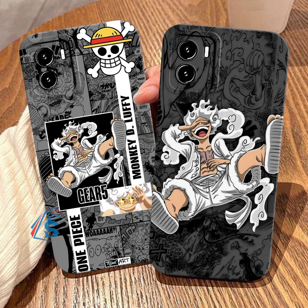 HP (FLUFFYCASE) Softcase Vivo Y15S Y01 Y15A Y01A Y91C Y1S Y16 Motif One Piece Gear 5 - เคส Vivo - เค
