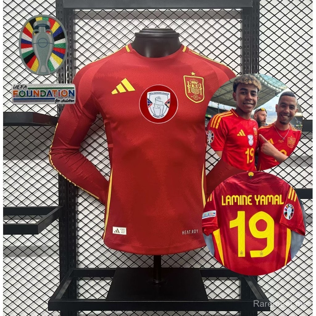 2024/25 สเปนโฮมผู้เล่นรุ่นเสื้อแขนยาว