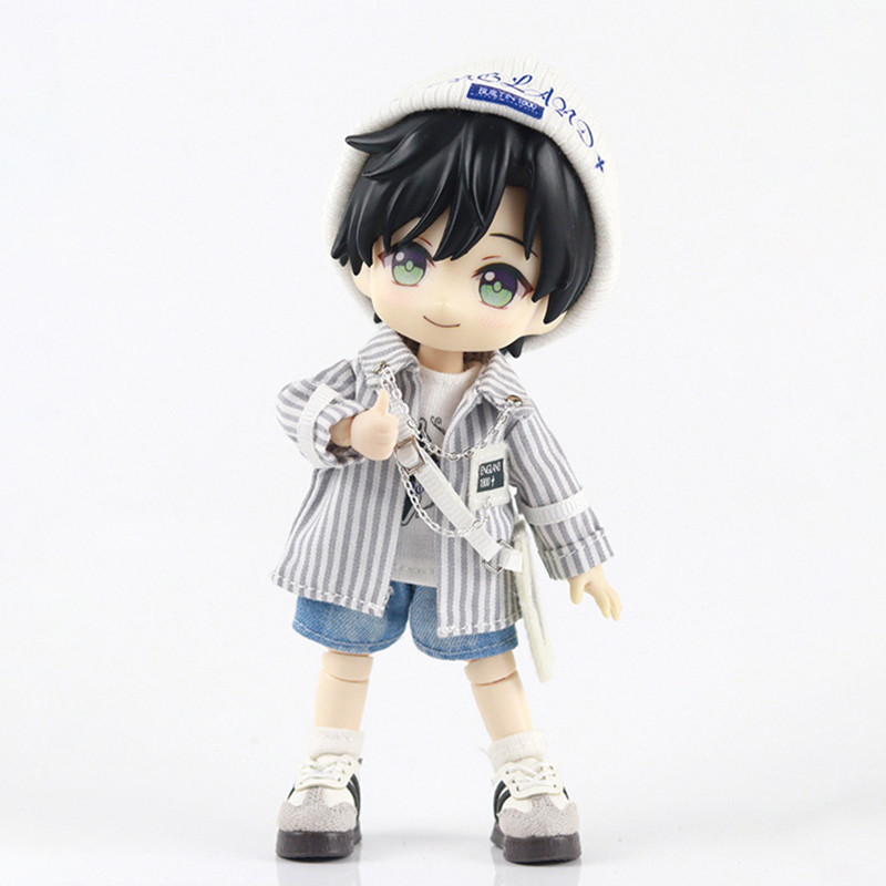 Ob11 ตุ๊กตาเสื้อผ้า YMY เสื้อผ้าลายแจ็คเก็ต GSC Nendoroid YMY obitsu11 1/12 BJD BODY9 DDF ufdoll