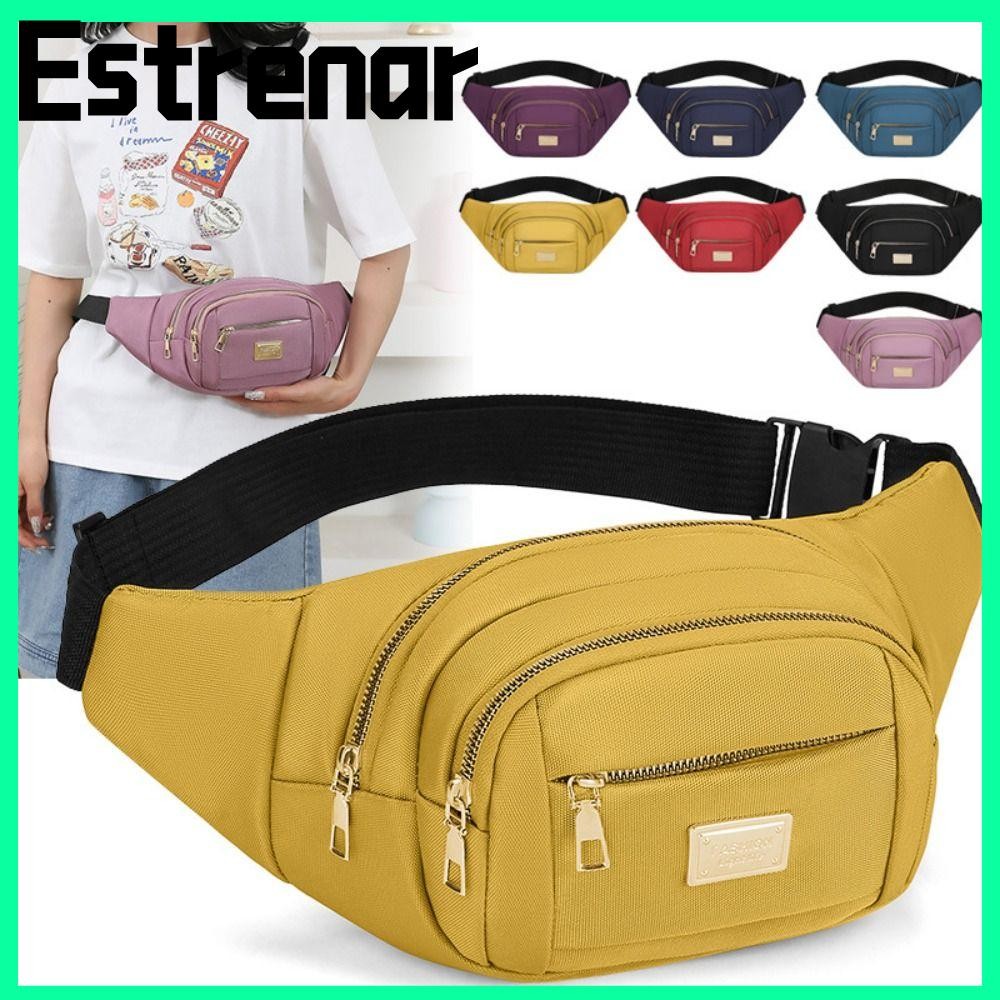 กระเป๋าคาดเอว ESTRENAR กระเป๋าคาดหน้าอกผู้หญิง 7 สี กระเป๋าลําลอง กระเป๋าคาดเอวผ้าหลายช่อง