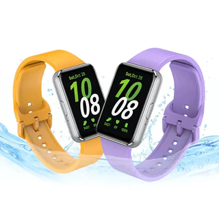 สายซิลิโคน for Samsung Galaxy Fit 3 เข็มขัดยางกีฬาการเปลี่ยนอุปกรณ์เสริม Samsung Fit 3 สายนาฬิกา