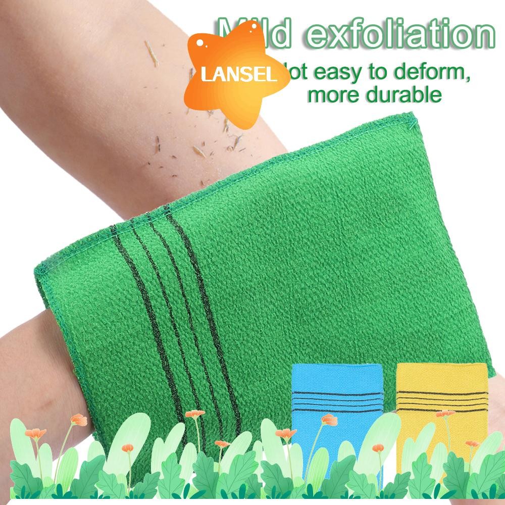 Lansel 1/3/5/10 pcs ขัดผิวผ้าขนหนูอาบน้ํานวด Extreme Comfort Body Rub ทําความสะอาดแบบพกพา Washcloth
