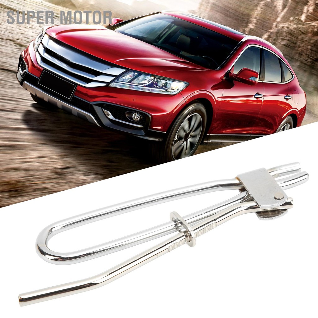 Super Motor ท่อเบรคเหล็กหยิก Chrome FINISH 12 มม.เปิดขอบโค้งมนขอบท่อน้ำมันเชื้อเพลิงเครื่องมือสำหรับคลัทช์