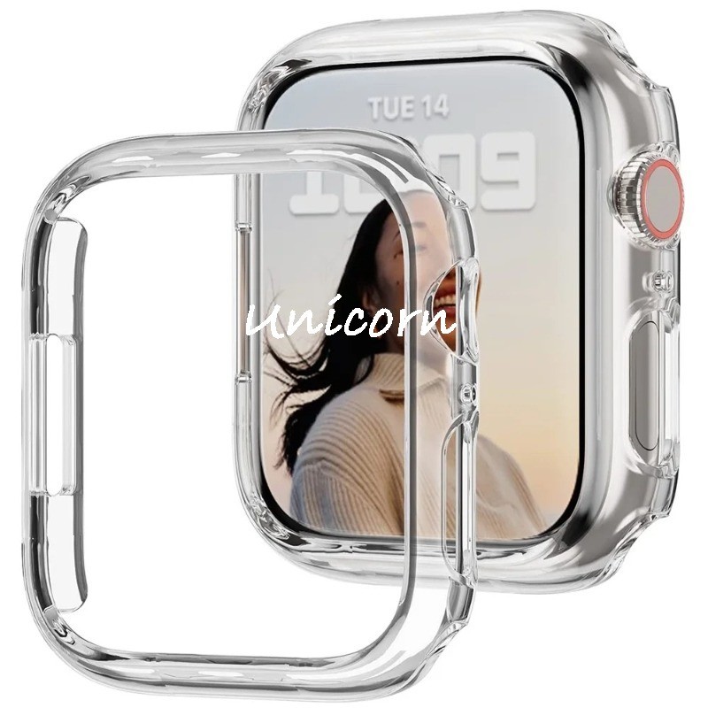 สําหรับ แอปเปิล ดู กรณี 42 มม.46 มม.45 มม.41 มม.44 มม.40 มม.38 มม.44 45 มม.อุปกรณ์เสริม พีซี ป้องกันกันชนสําหรับ iดู ชุด 10 8 7 กับ 6 5 4 3 9