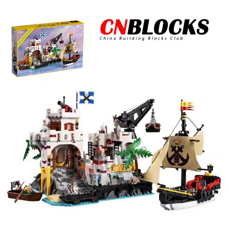Eldorado Fortress โจรสลัดประวัติศาสตร์ 10320 (2509 ชิ้น) บล็อกตัวต่อของเล่นเด็กของขวัญ