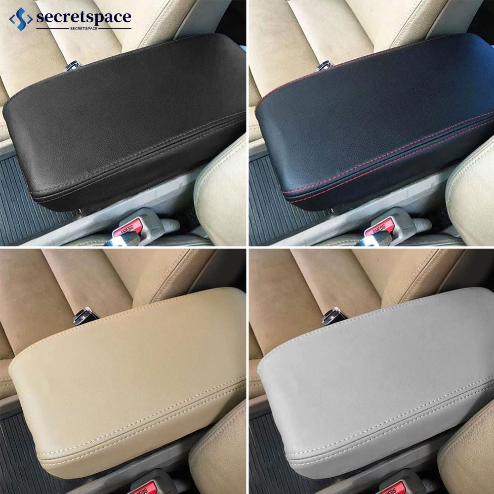 Secretspace ฝาครอบที่เท้าแขนคอนโซลกลางรถยนต์ แบบหนัง ไมโครไฟเบอร์ สําหรับ Honda Civic 9th Gen 2012-2015 T4X1
