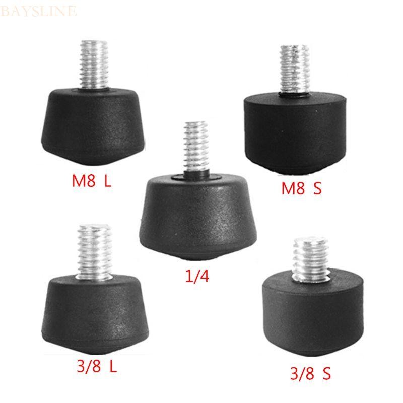 Universal Anti-slip Rubber Foot Pad Feet Spike for Tripod Monopod 3/8" 1/4" M8
