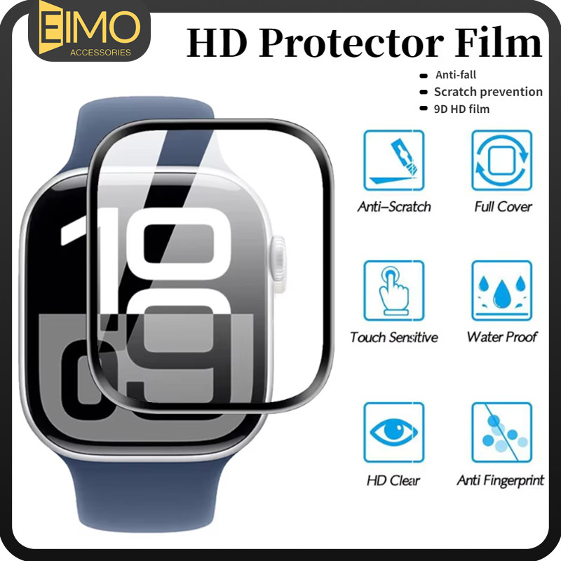 3D ฟิล์มกระจกนิรภัย For Iwatch 41มม 38 46 42 44 40มม Ultra/SE 3 2 49มม Apple Watch Series 11 10 9 8 7 6