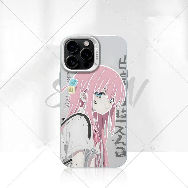 Lonely Rock Garden Sauce Frosted เงินสีสันสดใสเหมาะสําหรับ iPhone 16 Pro Max 15 14 13 12 11 xs 7/8 เคสโทรศัพท์ High-End เฉพาะ