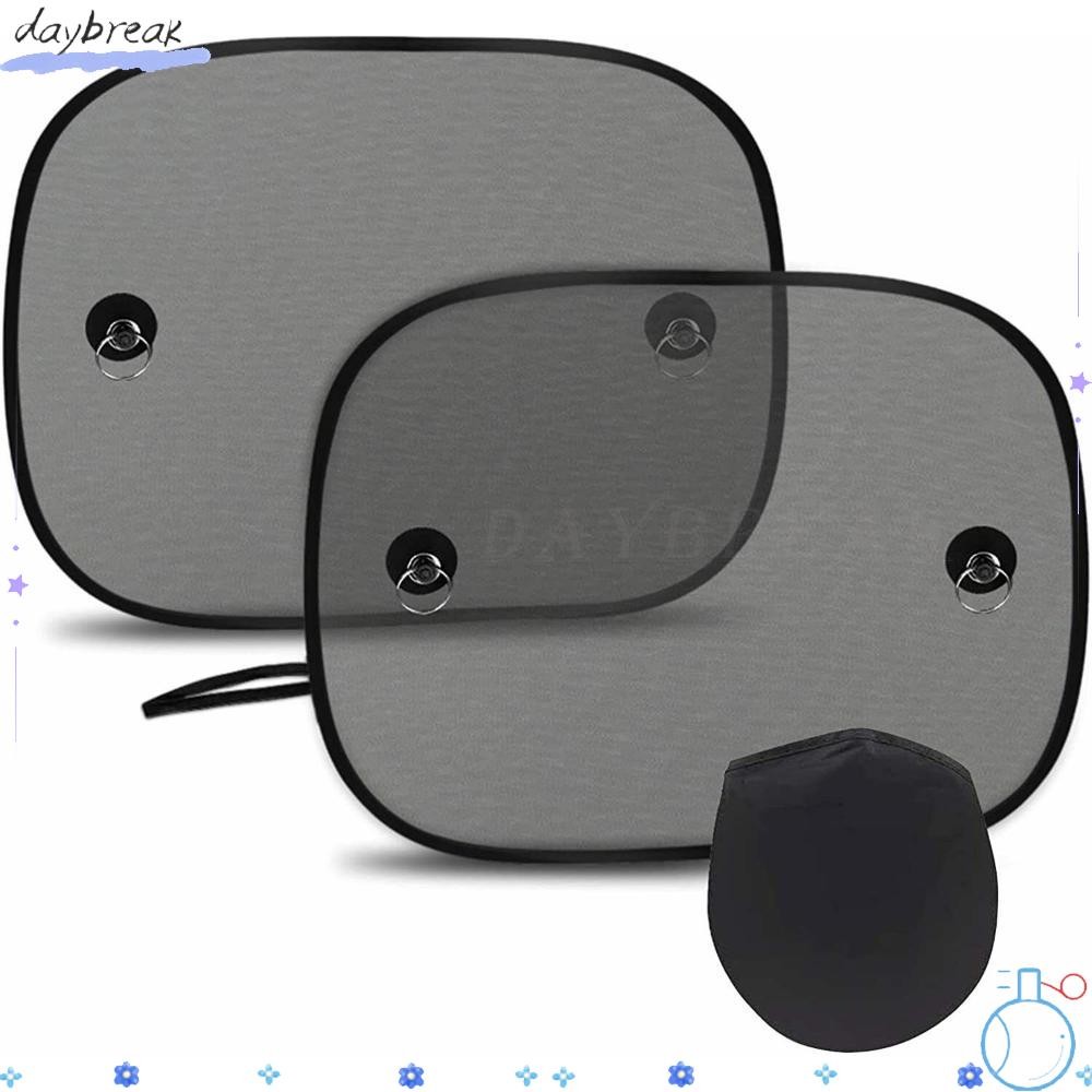 Daybreak 2 ชิ้นม่านบังแดดรถยนต์ครอบคลุมอุปกรณ์เสริม Protector Reflector หน้าต่าง Sun Shade พับ
