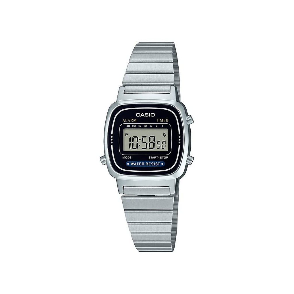 [Casio] นาฬิกา Casio Collection LA670WA-1A2JF สุภาพสตรี สีเงิน