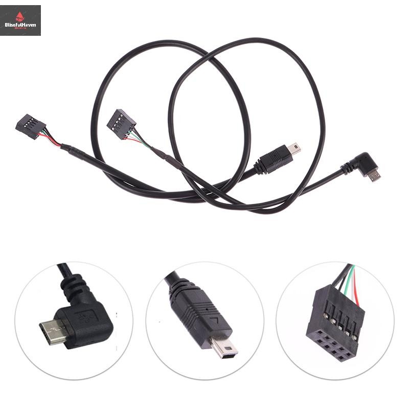 Cod PC เมนบอร์ดคอมพิวเตอร์ 9P To Micro USB To DuPont 2.54mm 5Pin DuPont USB To Micro USB Data Cord อ