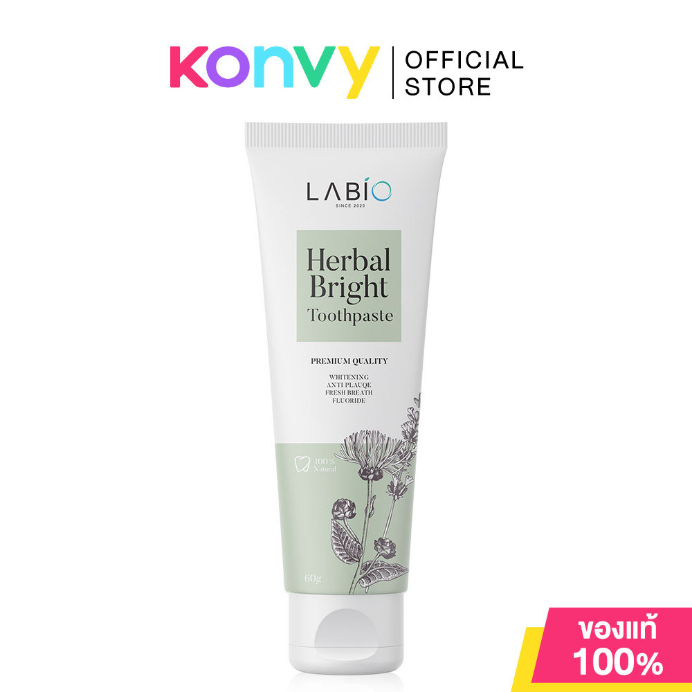 Labio Herbal Bright Toothpaste 60g.