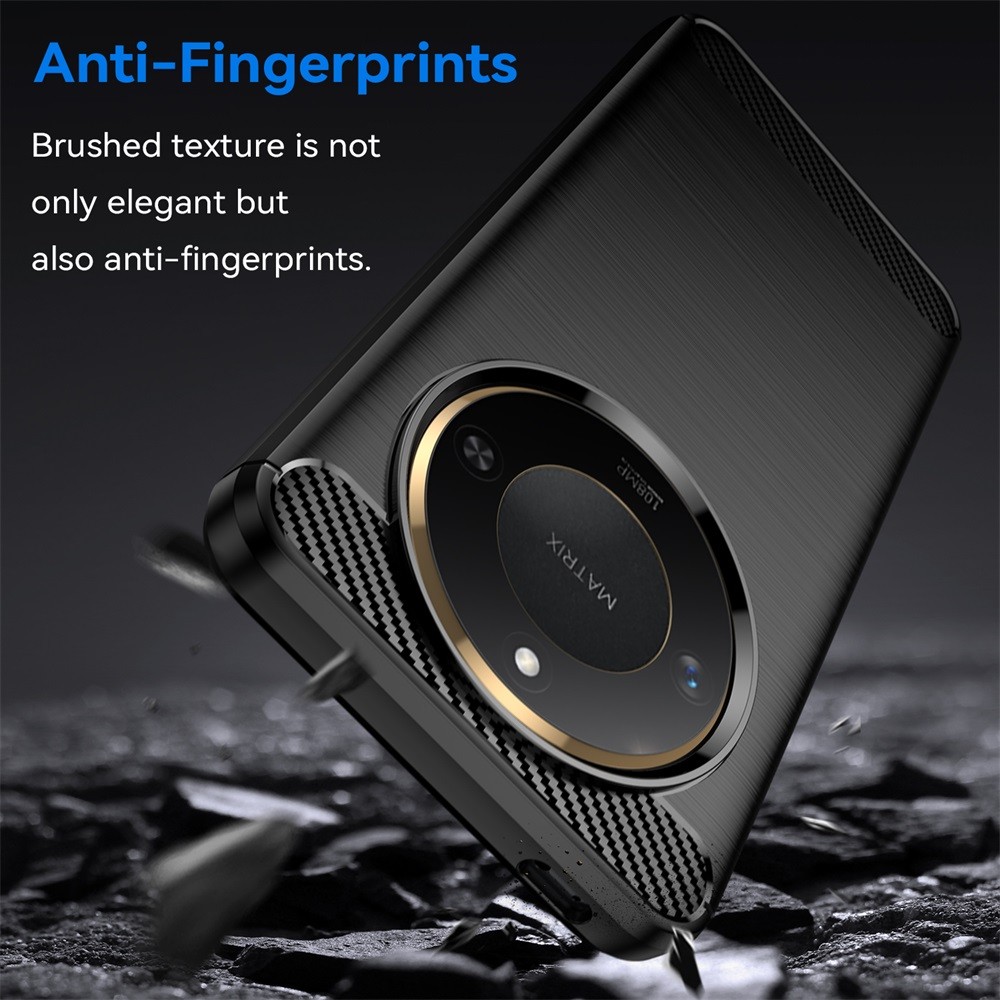 Honor X9C 2024 สําหรับ Honor X9C X9A X9B X 9C X 9B HonorX9C 5G Anti-Shock คาร์บอน Brushed Rugger เกราะ TPU นุ่มกันกระแทกกันชนซิลิโคนปกหลัง Shell - รูปที่ 2