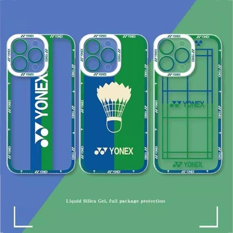 แฟชั่นแบดมินตันสีเขียวสีฟ้ารูปแบบสําหรับ Honor X9A X9B X8B X7B 90 Lite Nova 5T 3i 7SE Huawei P40 Lite 30 Pro ซิลิโคนนุ่มโปร่งใส