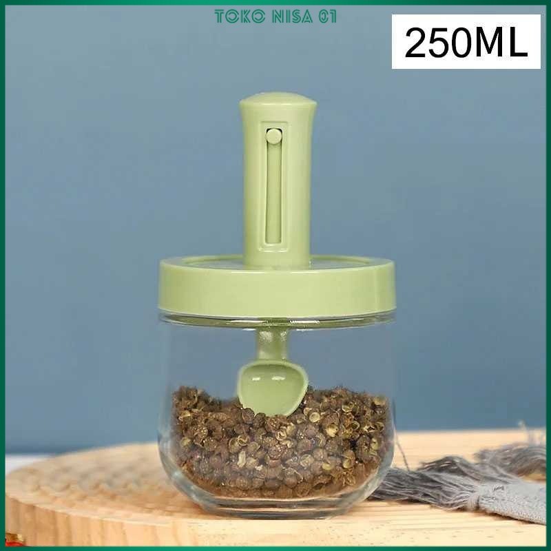 Duster Kitchen Spice Bottle Storage พร้อมช้อน 250ml - AMR-300