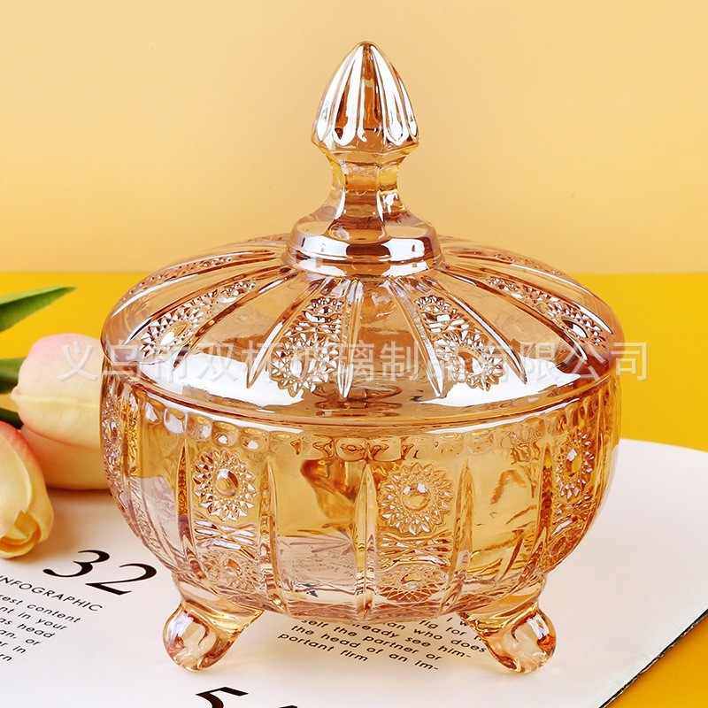 [3-LEG JAM JAR SIZE ถึง 14.5CM] JAM JAR MADE OF HIGH QUALITY GLASS 3-LEG JAR, HOT TREND 2025 JAR