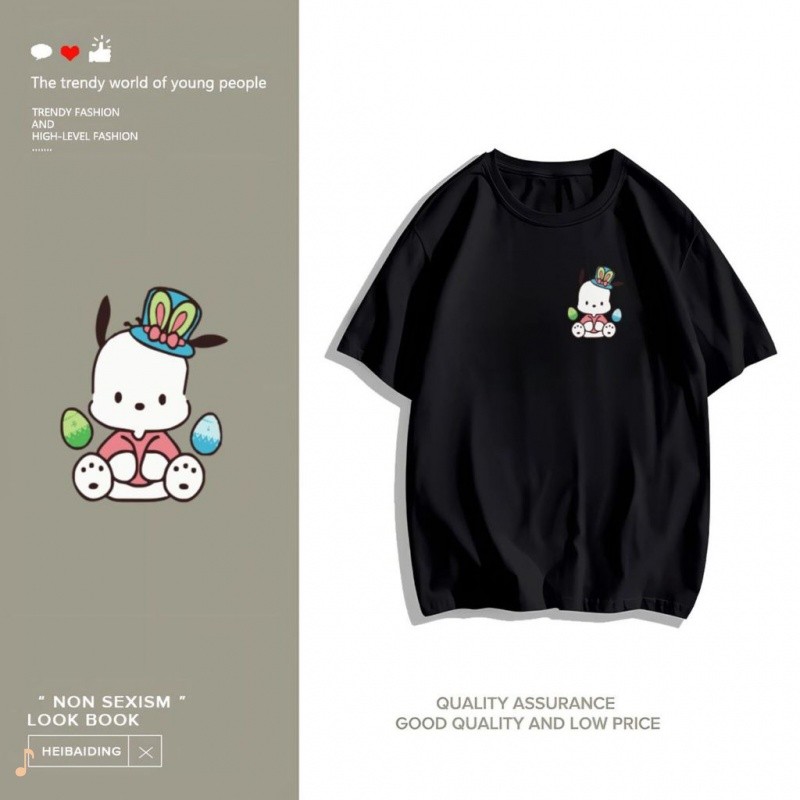 เสื้อยืด koo’sสบายร้อยเทรนด์แฟชั่นที่สวยงามและใจกว้างทุกชนิดสวมเสื้อยืดคอกลมพิมพ์เสื้อ ตลก1-81♬