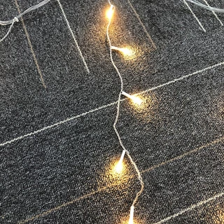 ไฟคริสต์มาส Led ไฟสายแบบหยดน้ำแข็งกันน้ำไฟตกแต่งงานปาร์ตี้13ฟุต/16ft 96/216 Led ไฟม่านน้ำแข็งกลางแจ้งสำหรับบ้าน