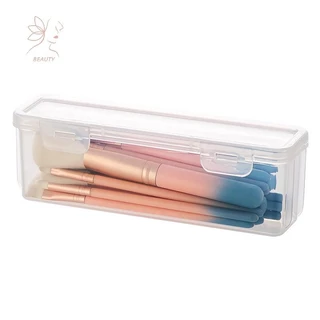 [maybeauty] Travel กล่องเก็บแปรงเครื่องสําอางแบบพกพาฝาครอบกันฝุ่นโปร่งใสขนาดเล็กสําหรับ Blusher แปรงอายแชโดว์แปรงคิ้ว {TH}
