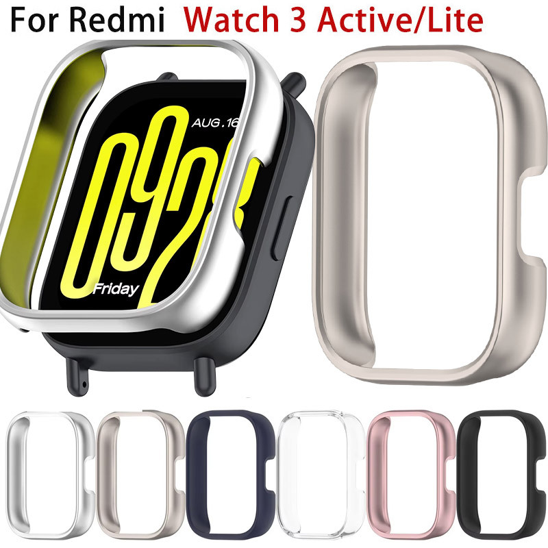 เคสพีซีสําหรับ Xiaomi Redmi Watch 5 Active Matte Cover ป้องกัน Hollow กันชนสําหรับ Redmi Watch 5 Lite อุปกรณ์เสริมสมาร์ทวอทช์