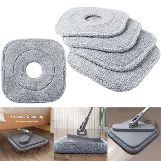 1/2/4 ชิ้น Mop ผ้าสําหรับ Joybos Mop บีบ Mop อัตโนมัติแยกหมุนทําความสะอาดพื้น Pads ผ้า