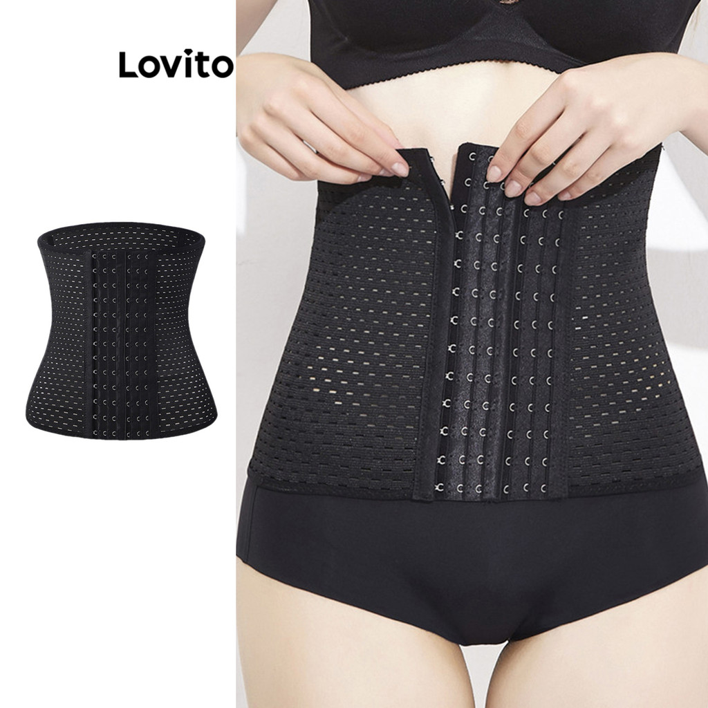 Lovito ไม่เป็นทางการ ธรรมดา ห่อ ชุดกระชับสัดส่วน สำหรับผู้หญิง LNE75401