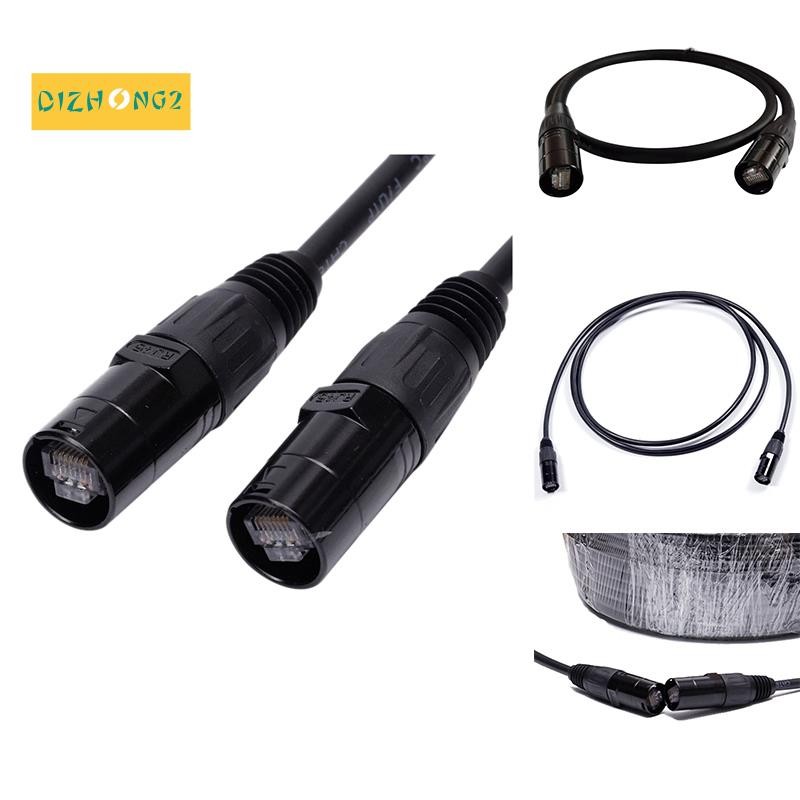[dizhong2]CAT6 สาย EtherCON ขั้วต่อ RJ45 ที่รองรับสําหรับสตูดิโอ Setups, Touring, การผลิตเวที, คอนเสิร์ต