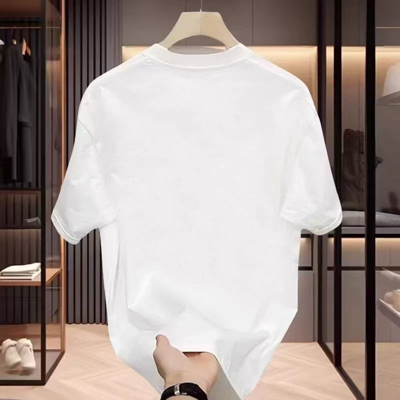 เสื้อยืดคอกลม-แขนสั้น OVERSIZE t-shirt พิมพ์ลายหมี เสื้อยืดหมี สตรีทแฟชั่นเท่ๆ ผู้ชาย เสื้อเมกา สีพื้น สีขาว-ดำ - รูปที่ 3